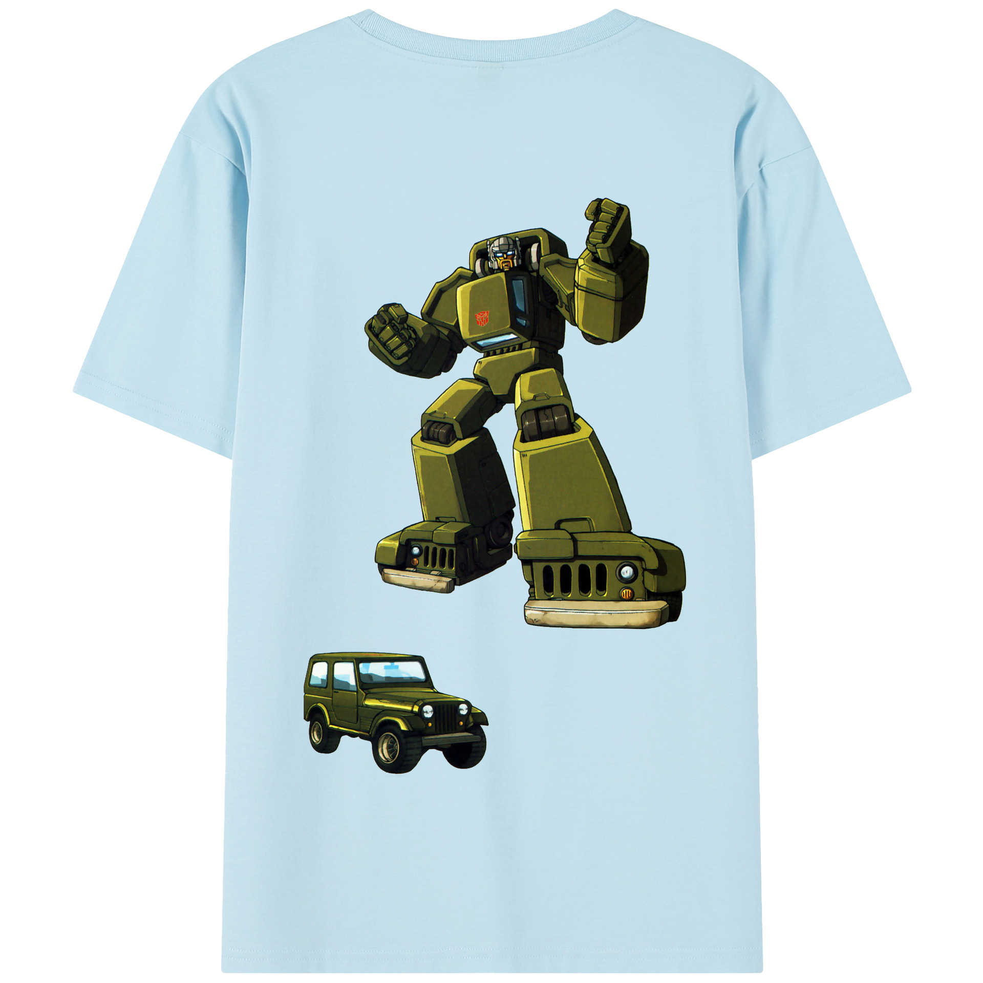 （画像用）  綿100％半袖Tシャツ（背面プリント）